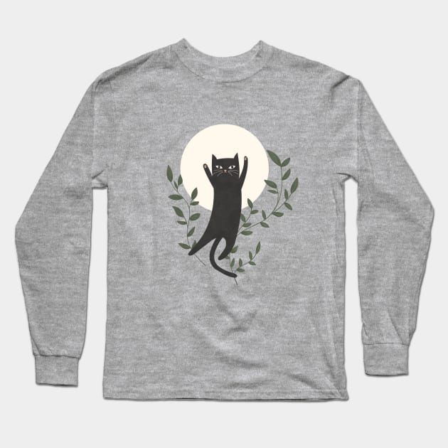 Stay Paw-sitive Long Sleeve T-Shirt by Classic Katsara